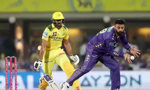 ஐபிஎல் 2025: பேட்ஸ்மேன்கள் சொதப்பல்- கொல்கத்தாவுக்கு 104 ரன்கள் இலக்காக நிர்ணயித்தது சிஎஸ்கே