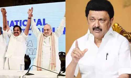 அ.தி.மு.க. - பா.ஜ.க. எனும் தோல்விக்கூட்டணி - முதலமைச்சர் மு.க.ஸ்டாலின் விமர்சனம்