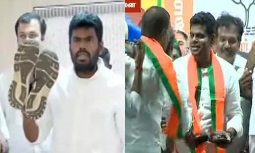 சபதம் நிறைவேற்றாமலே மீண்டும் செருப்பு அணிந்துக்கொண்ட அண்ணாமலை- காரணம் இதுதான்...!