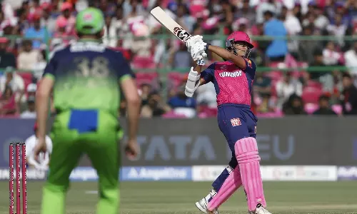 ஐ.பி.எல். 2025: ஆர்.சி.பி.க்கு 174 ரன்கள் இலக்கு நிர்ணயித்த ராஜஸ்தான் ராயல்ஸ்