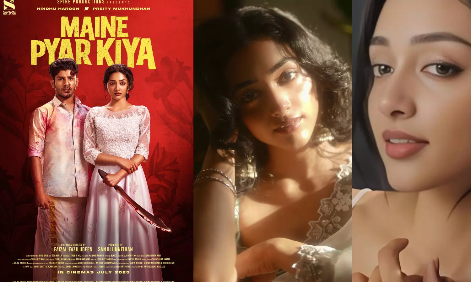 மலையாள சினிமாவில் களமிறங்கும் ப்ரீத்தி முகுந்தன் - ஃபர்ஸ்ட்லுக் வெளியீடு