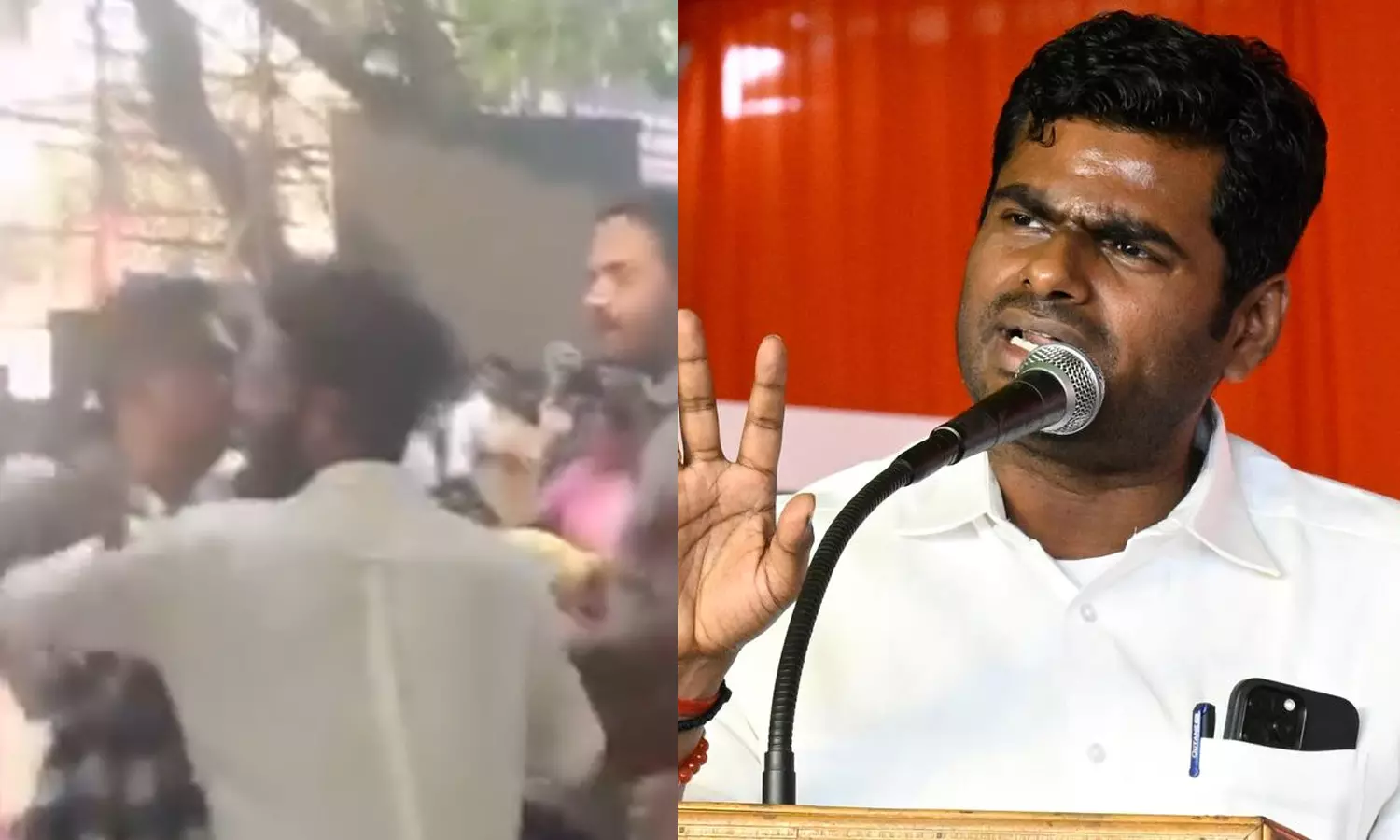 சென்னையில் காவலர் மீது தாக்குதல்- அண்ணாமலை கண்டனம் சென்னையில் காவலர் மீது தாக்குதல்- அண்ணாமலை கண்டனம்