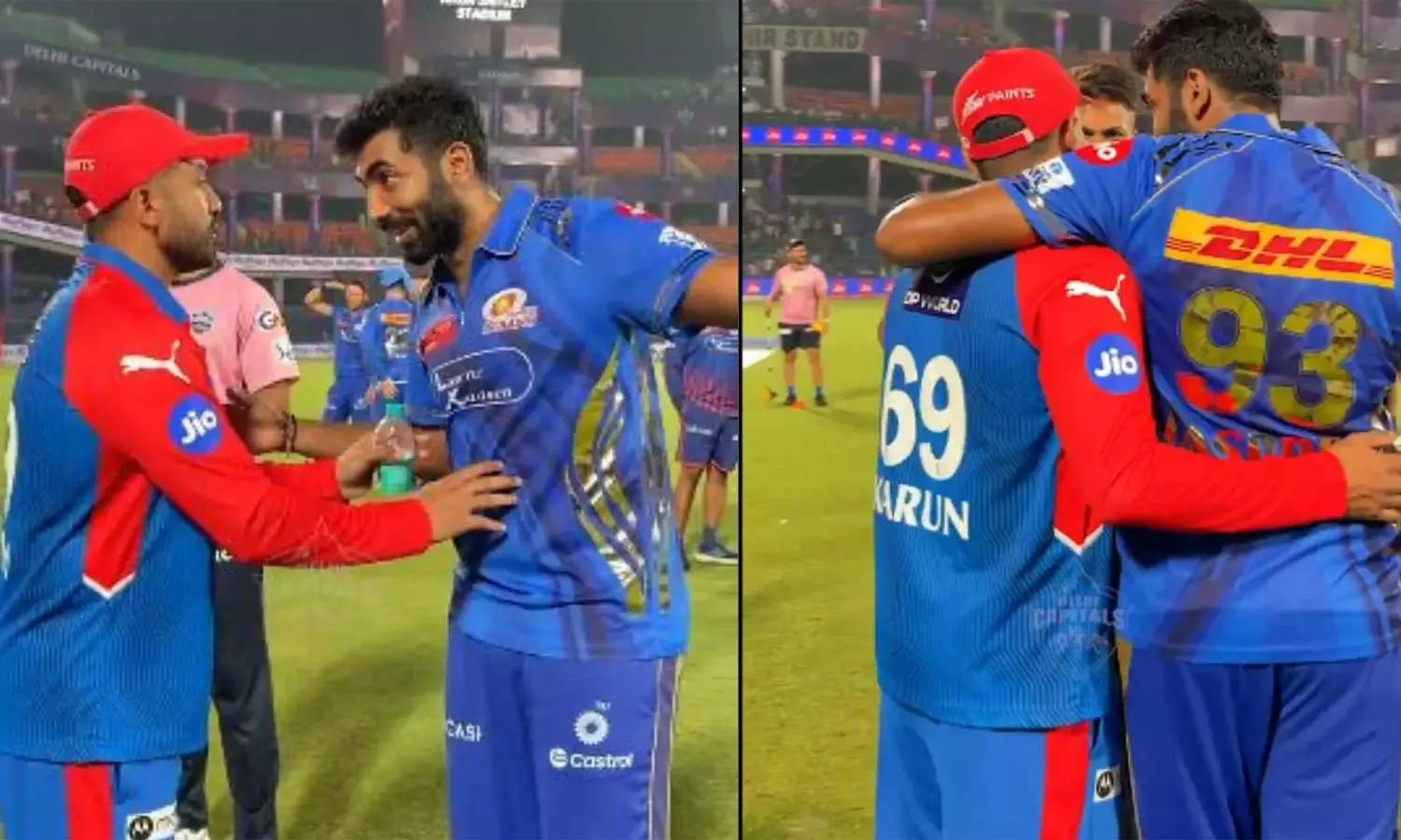 VIDEO: சூடான வாக்குவாதத்திற்கு பிறகு கட்டிப்பிடித்துக்கொண்ட பும்ரா - கருண் நாயர் VIDEO: சூடான வாக்குவாதத்திற்கு பிறகு கட்டிப்பிடித்துக்கொண்ட பும்ரா - கருண் நாயர்