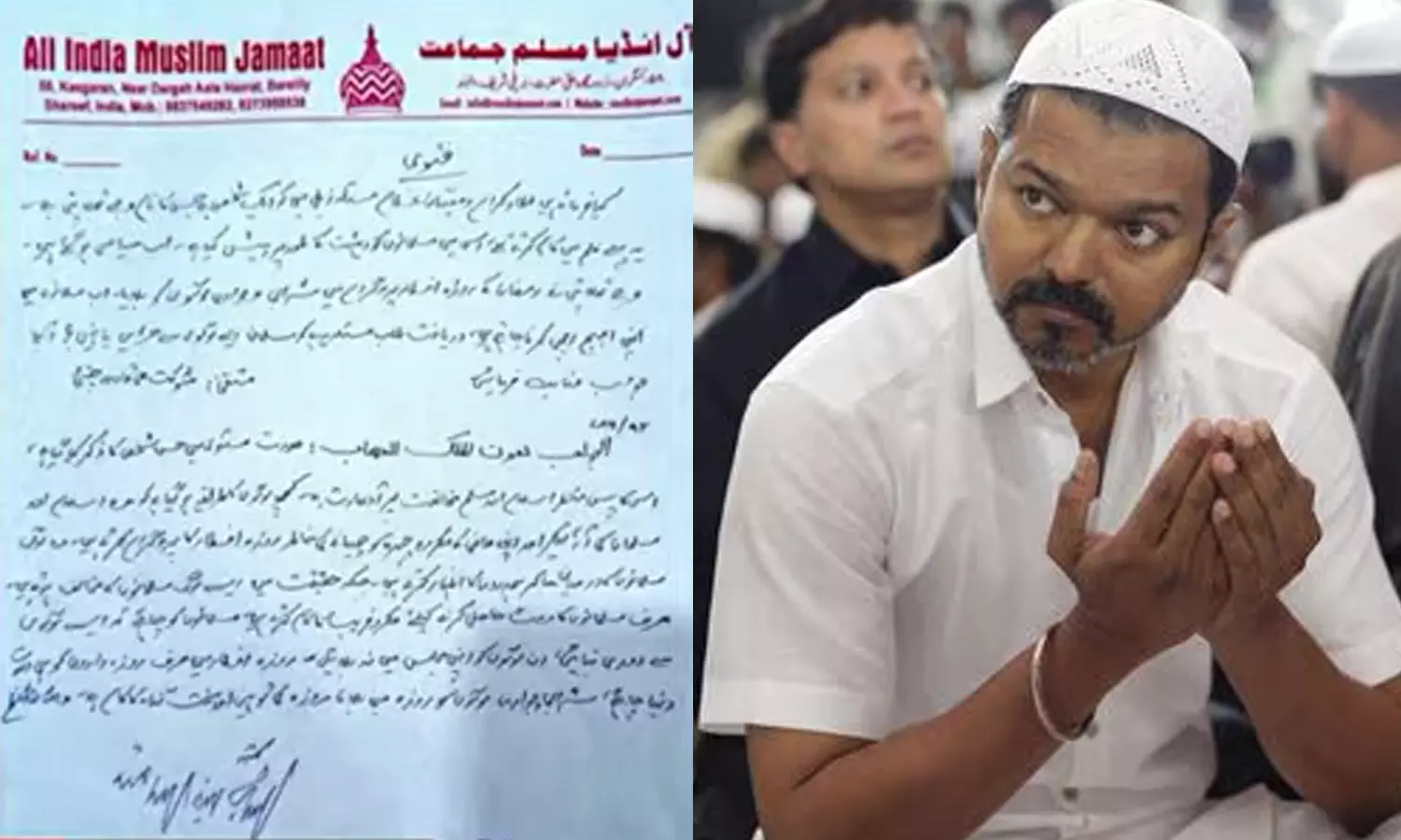 த.வெ.க. தலைவர் விஜயிடம் இருந்து இஸ்லாமியர்கள் தள்ளியிருக்க வேண்டும்- ஜமாத் தலைவர்