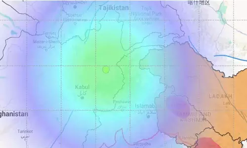 ஆப்கானிஸ்தானில் நிலநடுக்கம் - ரிக்டர் அளவுகோலில் 5.9 ஆக பதிவு
