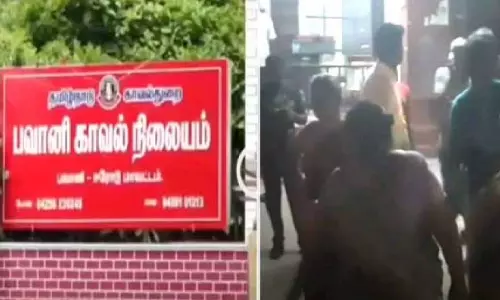 எஸ்.எஸ்.எல்.சி. தேர்வு எழுதி விட்டு மாயமான மாணவிகள் - சமயபுரம் மாரியம்மன் கோவிலில் மீட்பு