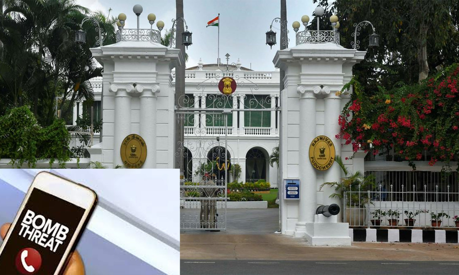 வெளிநாட்டில் இருந்து கவர்னர் மாளிகைக்கு வெடிகுண்டு மிரட்டல் விடுத்த நபர்