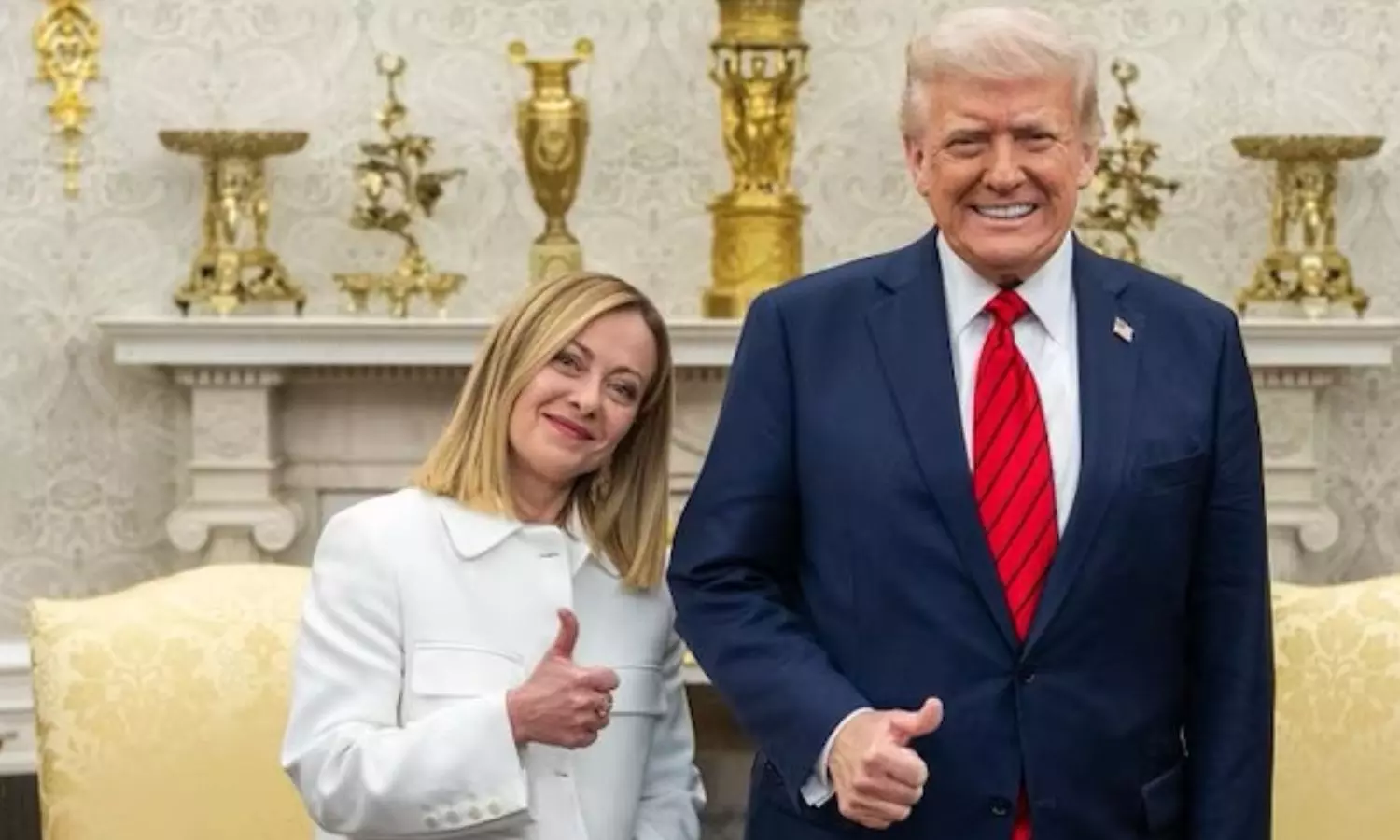 மெலோனியை சந்தித்த பின் மனமிறங்கிய டிரம்ப்.. ஐரோப்பிய ஒன்றியத்துடன் வர்த்தக ஒப்பந்தம்  100% சாத்தியம்!