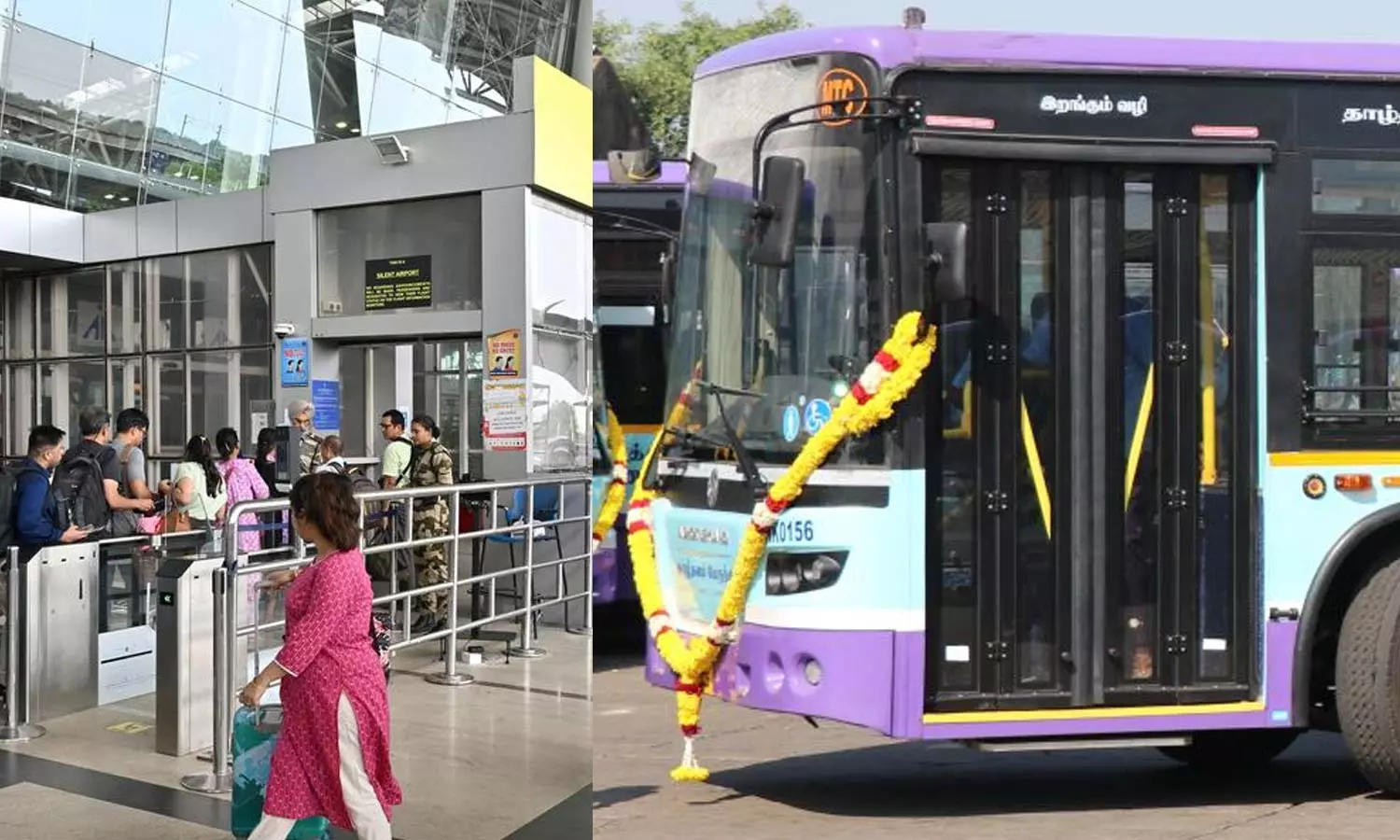 சென்னை விமான நிலையத்துக்குள் பஸ்கள் சென்று வர விரைவில் ஏற்பாடு