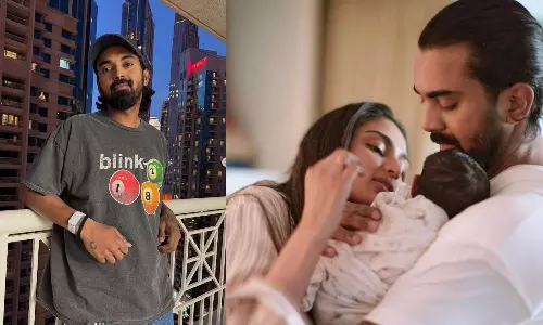 தனது பிறந்த நாளில் மகளின் பெயரை வெளியிட்ட கே.எல். ராகுல்..!