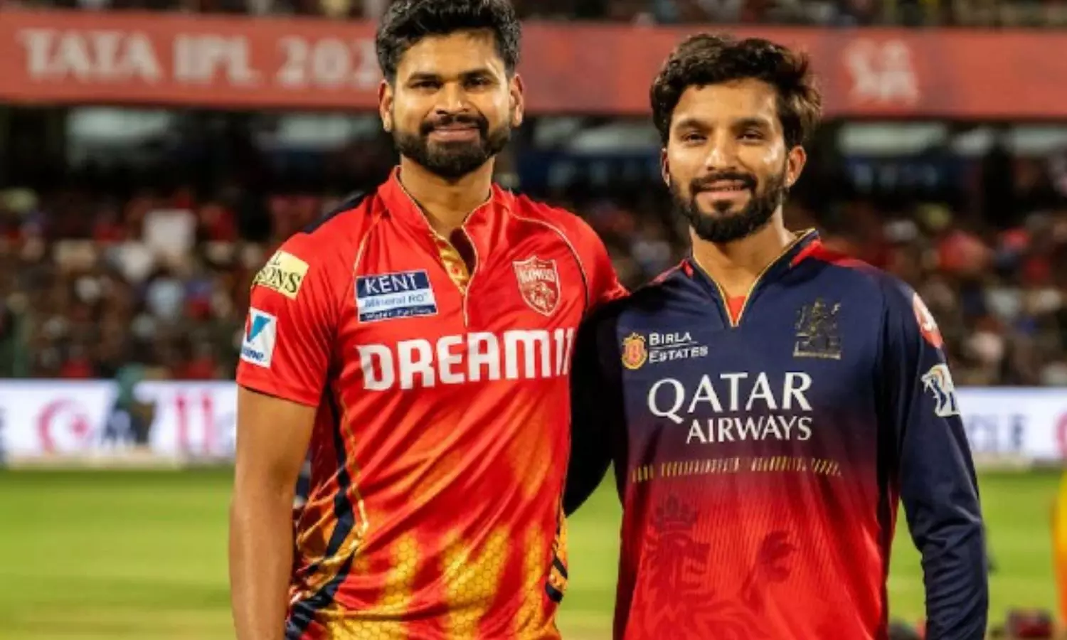 ஐபிஎல் 2025: டாஸ் வென்ற ஆர்சிபி பந்துவீச்சு தேர்வு ஐபிஎல் 2025: டாஸ் வென்ற ஆர்சிபி பந்துவீச்சு தேர்வு