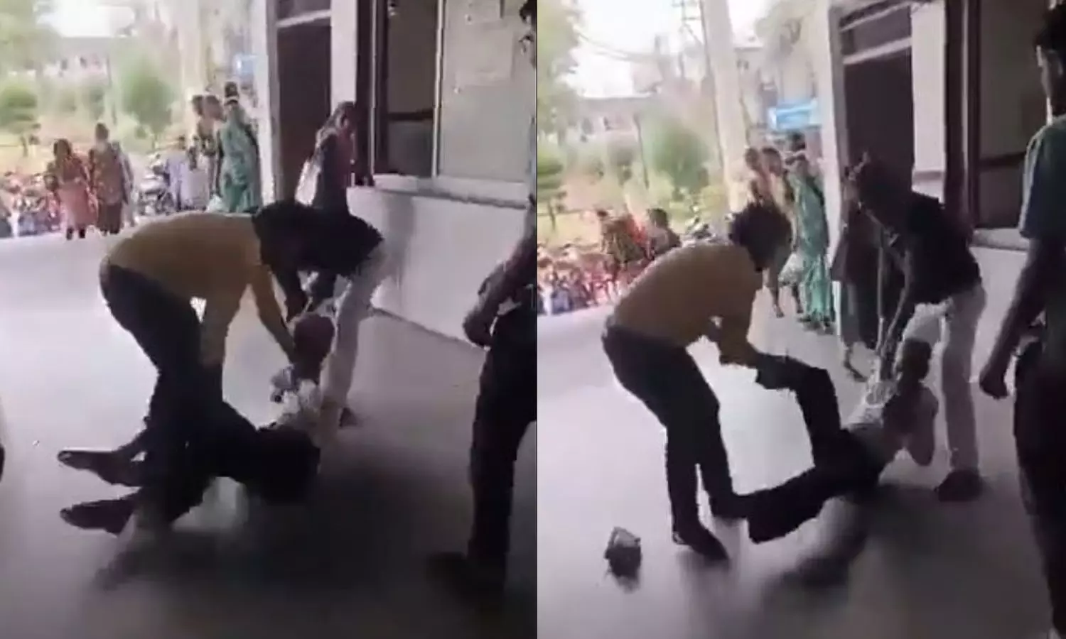 VIDEO: அரசு மருத்துவரால் தாக்கப்பட்ட 70 வயது முதியவர்.. தரையில் இழுத்துச் செல்லப்பட்ட கொடூரம்