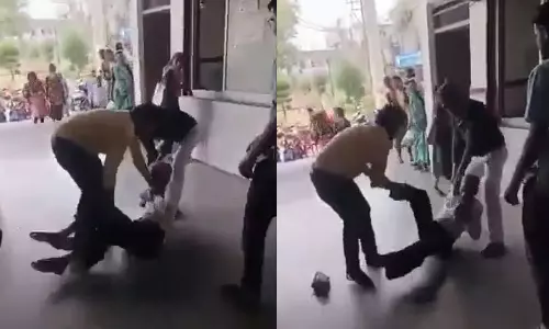 VIDEO: அரசு மருத்துவரால் தாக்கப்பட்ட 70 வயது முதியவர்.. தரையில் இழுத்துச் செல்லப்பட்ட கொடூரம்