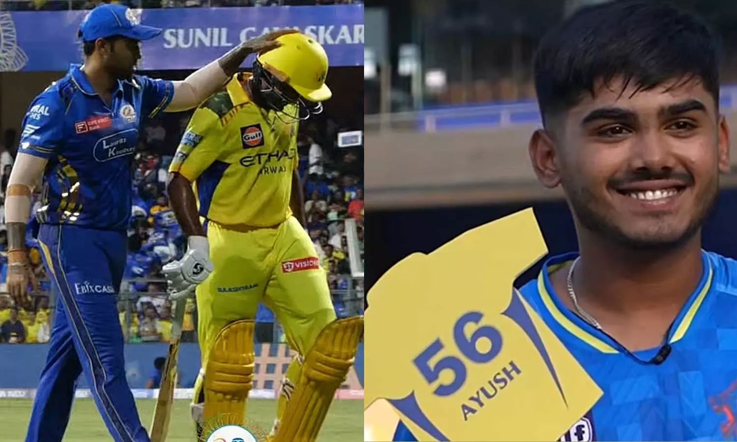 IPL 2025: 17 வயது இளம் வீரர் ஆயுஷ் மாத்ரேவை தட்டிக்கொடுத்து பாராட்டிய சூர்யகுமார் யாதவ்