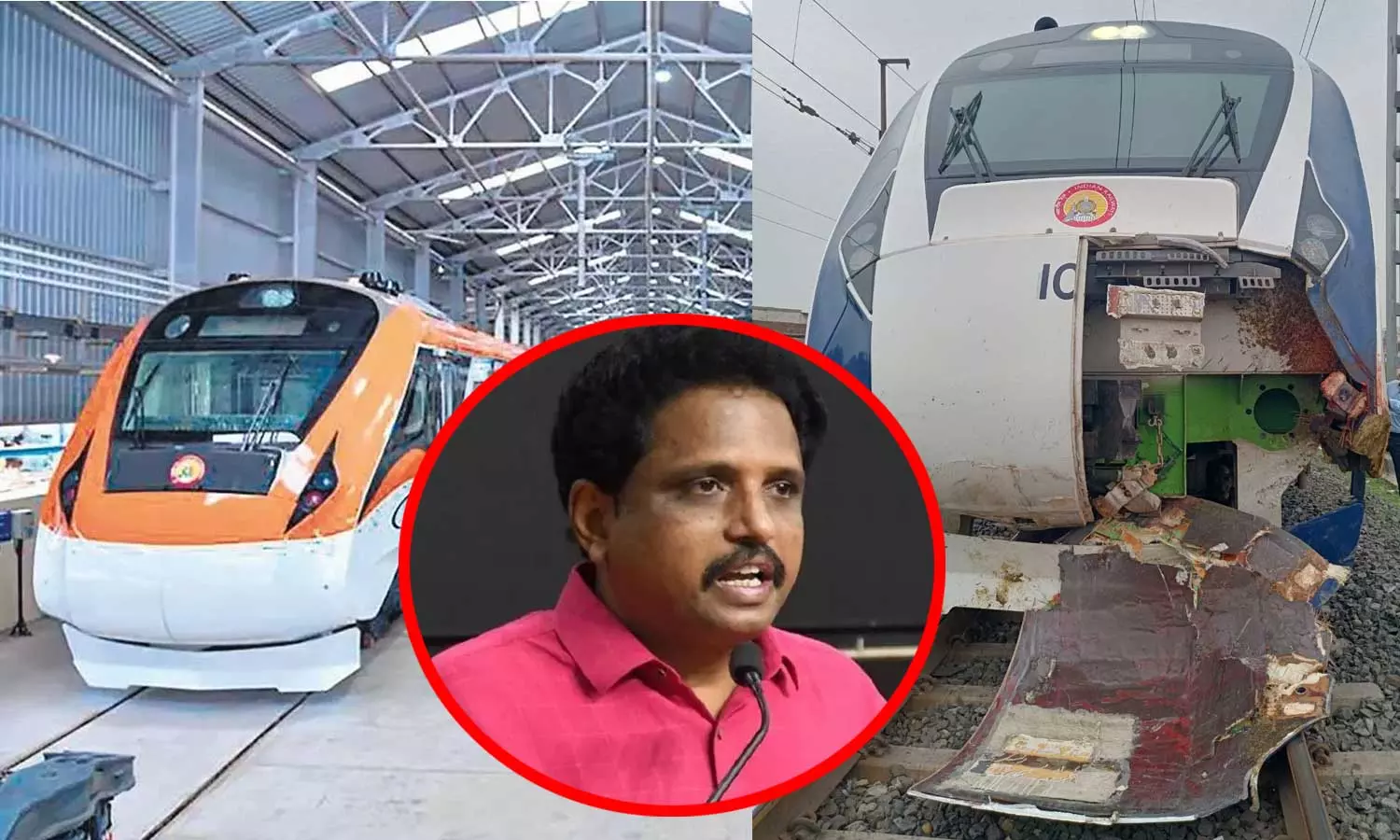 வந்தே பாரத் ரெயில்கள் விபத்தில் சிக்கும் அபாயம் - ரெயில்வே துறைக்கு எம்.பி. சு. வெங்கடேசன் கோரிக்கை
