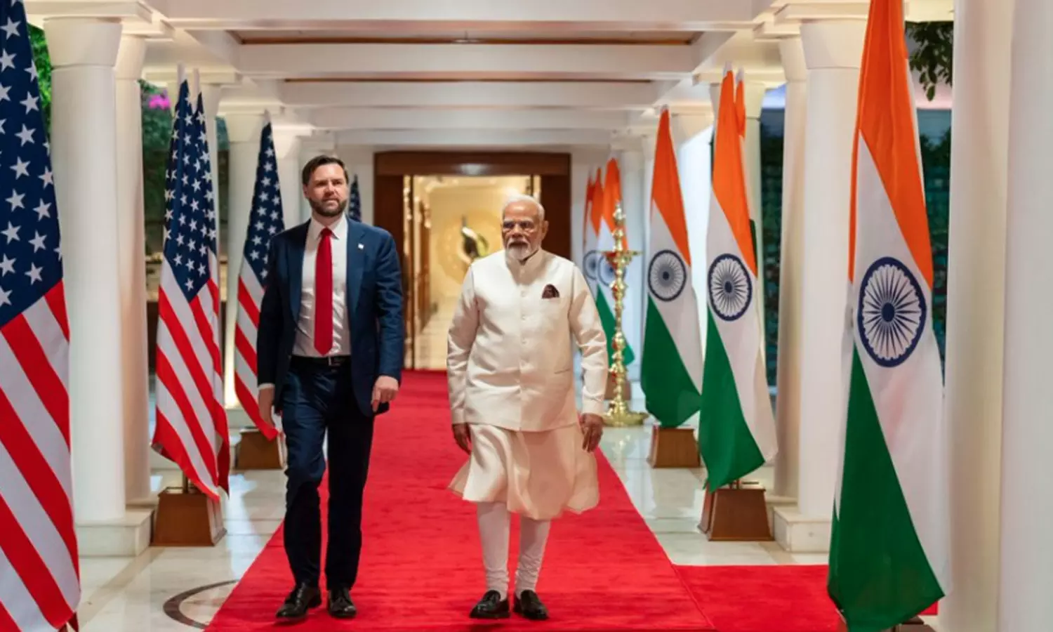 இந்தியாவுடனான உறவை வலுப்படுத்த ஆவலுடன் காத்திருக்கிறேன் - அமெரிக்க துணை அதிபர்