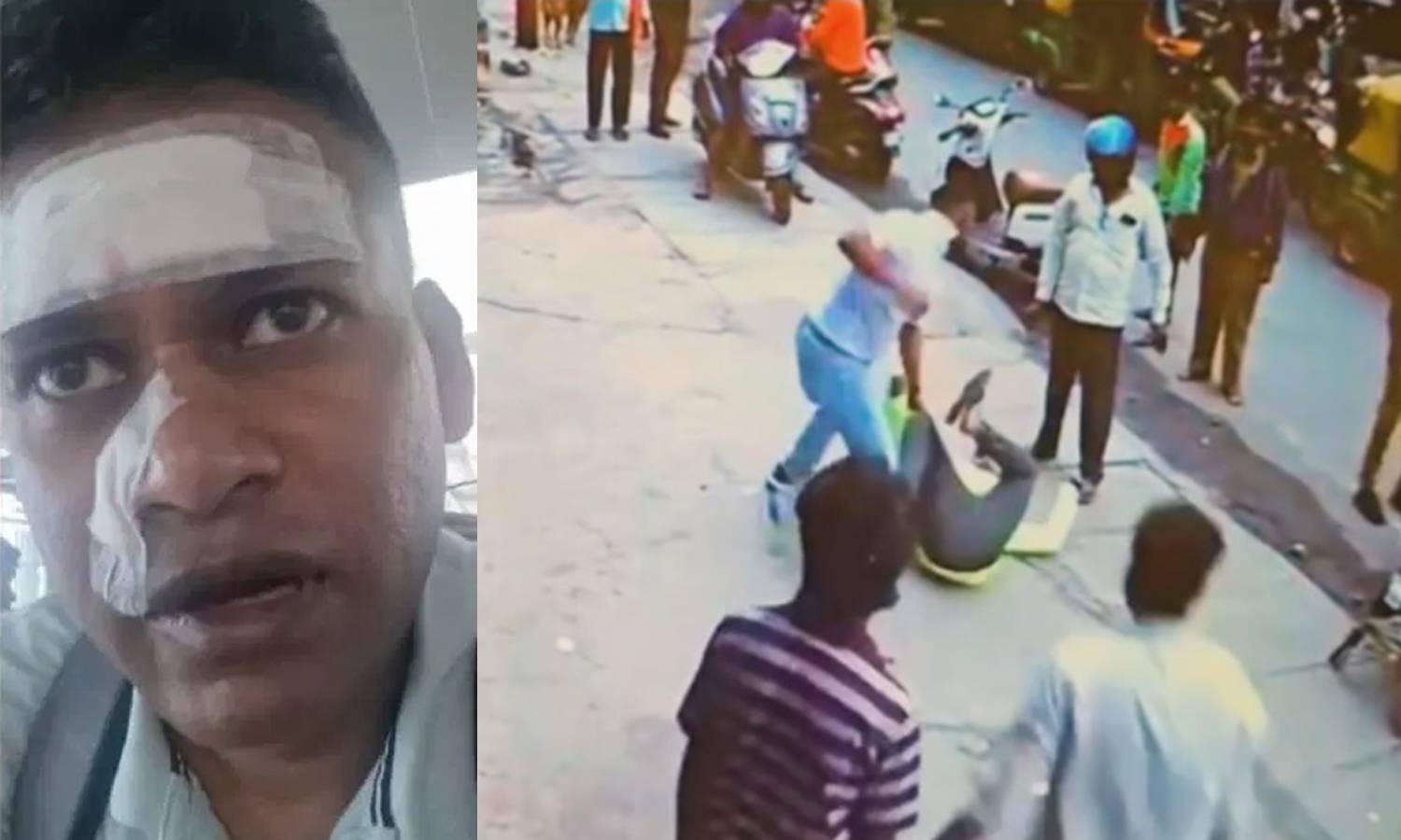 விமானப்படை அதிகாரி வாலிபரை கொடூரமாக தாக்கும் புதிய வீடியோ வெளியீடு- கொலை முயற்சி வழக்குப்பதிவு