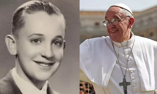 நான் உன்னை திருமணம் செய்யவில்லை என்றால் பாதிரியார் ஆகி விடுவேன்.. போப் பிரான்சிஸின் இளமைக்கால காதல்!