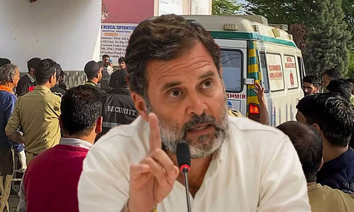 பஹல்காம் தாக்குதல்: பாதிக்கப்பட்டவர்களின் குடும்பங்களுக்கு ராகுல் காந்தி ஆறுதல்