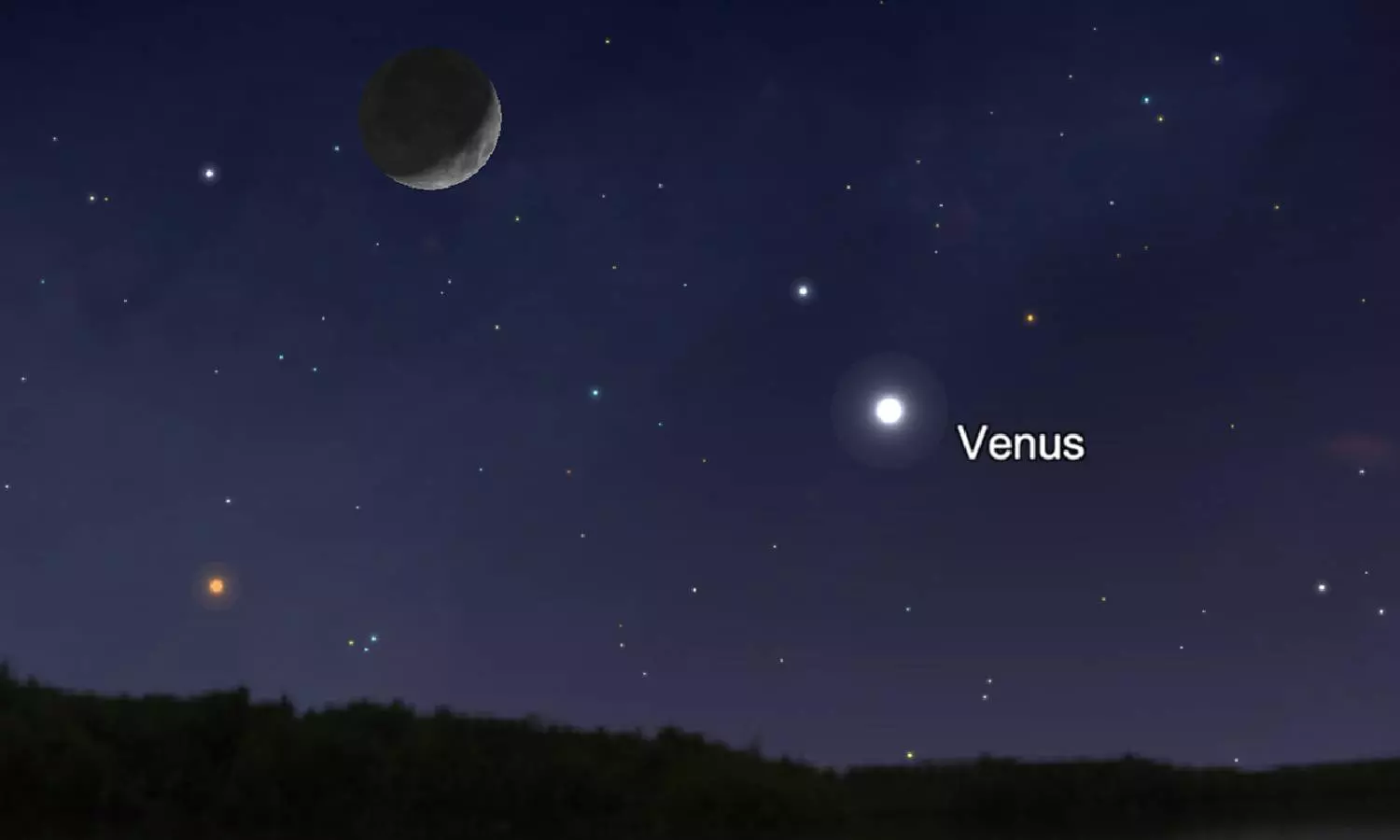 வானத்தில் `வெள்ளி கிரகம் நாளை பிரகாசமாக ஒளிரும் வானத்தில் `வெள்ளி கிரகம் நாளை பிரகாசமாக ஒளிரும்