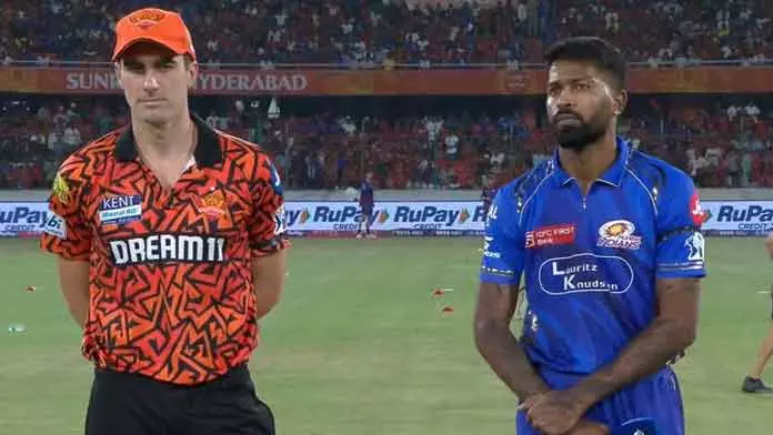 ஐதராபாத் அணிக்கு எதிராக மும்பை பந்து வீச்சு தேர்வு