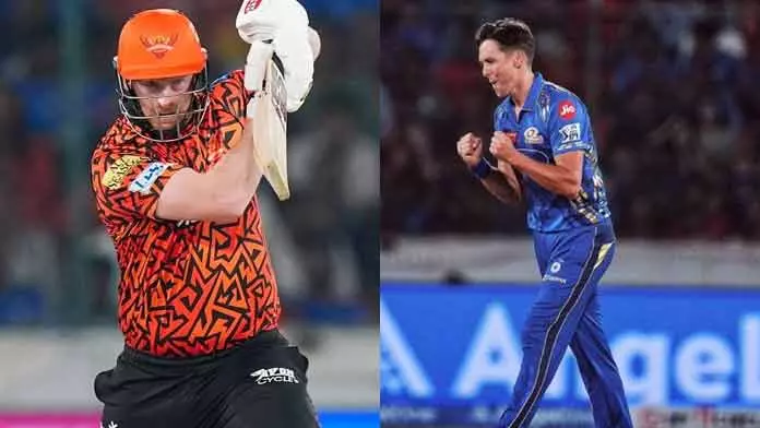 4 விக்கெட்டுகளை வீழ்த்திய போல்ட்- மும்பைக்கு 144 ரன்கள் இலக்கு நிர்ணயித்த ஐதராபாத் 4 விக்கெட்டுகளை வீழ்த்திய போல்ட்- மும்பைக்கு 144 ரன்கள் இலக்கு நிர்ணயித்த ஐதராபாத்