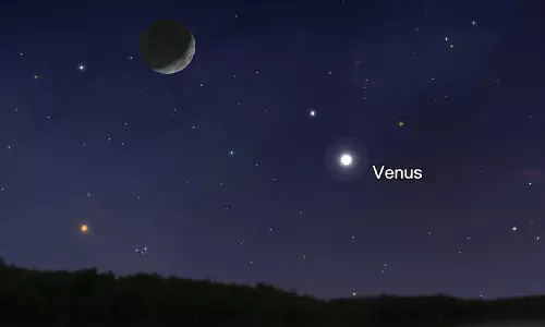 வானத்தில் `வெள்ளி கிரகம் நாளை பிரகாசமாக ஒளிரும்