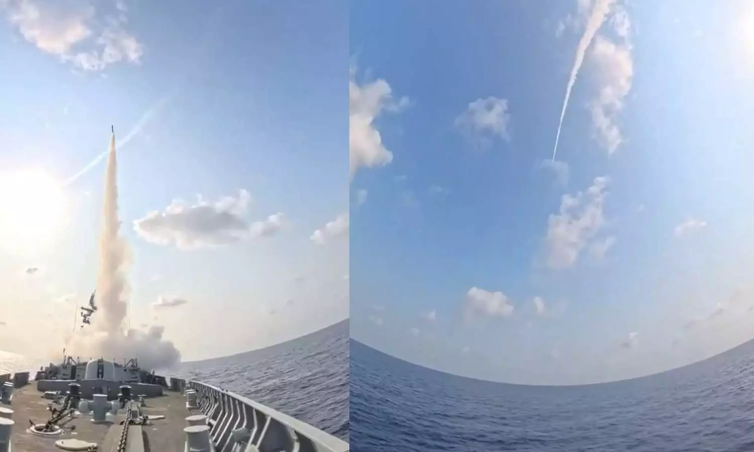 ஐ.என்.எஸ். சூரத் போர் கப்பல் ஏவுகணை சோதனை வெற்றி