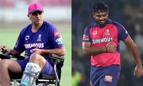 ஆர்சிபி அணிக்கு எதிராக சஞ்சு சாம்சன் விளையாடுவாரா? ராகுல் டிராவிட் கொடுத்த அப்டேட்