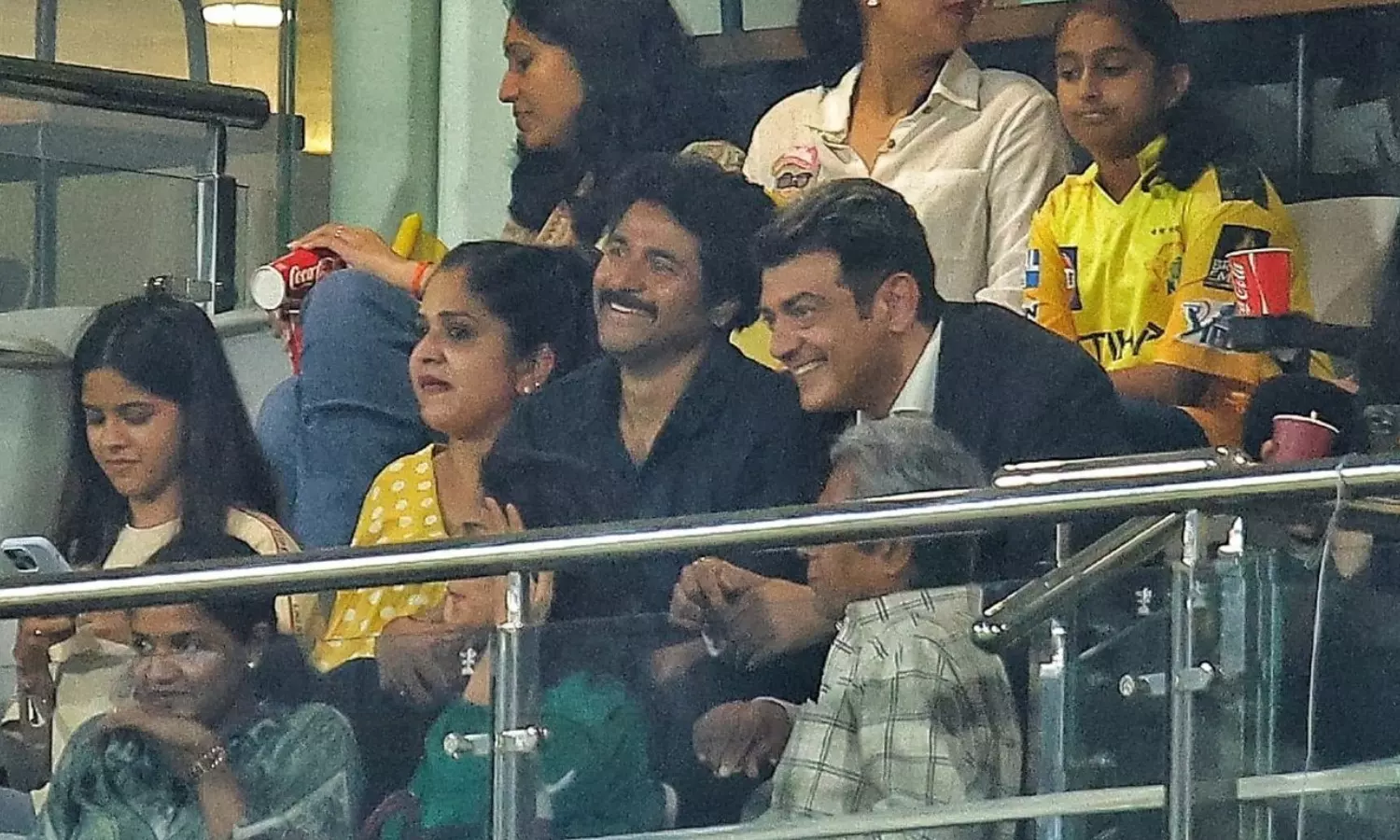 CSK போட்டியை கண்டுகளிக்கும் AK & SK CSK போட்டியை கண்டுகளிக்கும் AK & SK