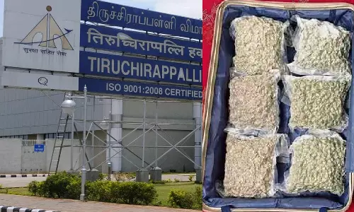 திருச்சி விமான நிலையத்தில் ரூ. 9 கோடி போதைப் பொருள் பறிமுதல்