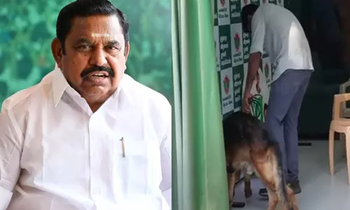 எடப்பாடி பழனிசாமி வீட்டிற்கு வெடிகுண்டு மிரட்டல்- மோப்பநாயுடன் தீவிர சோதனை