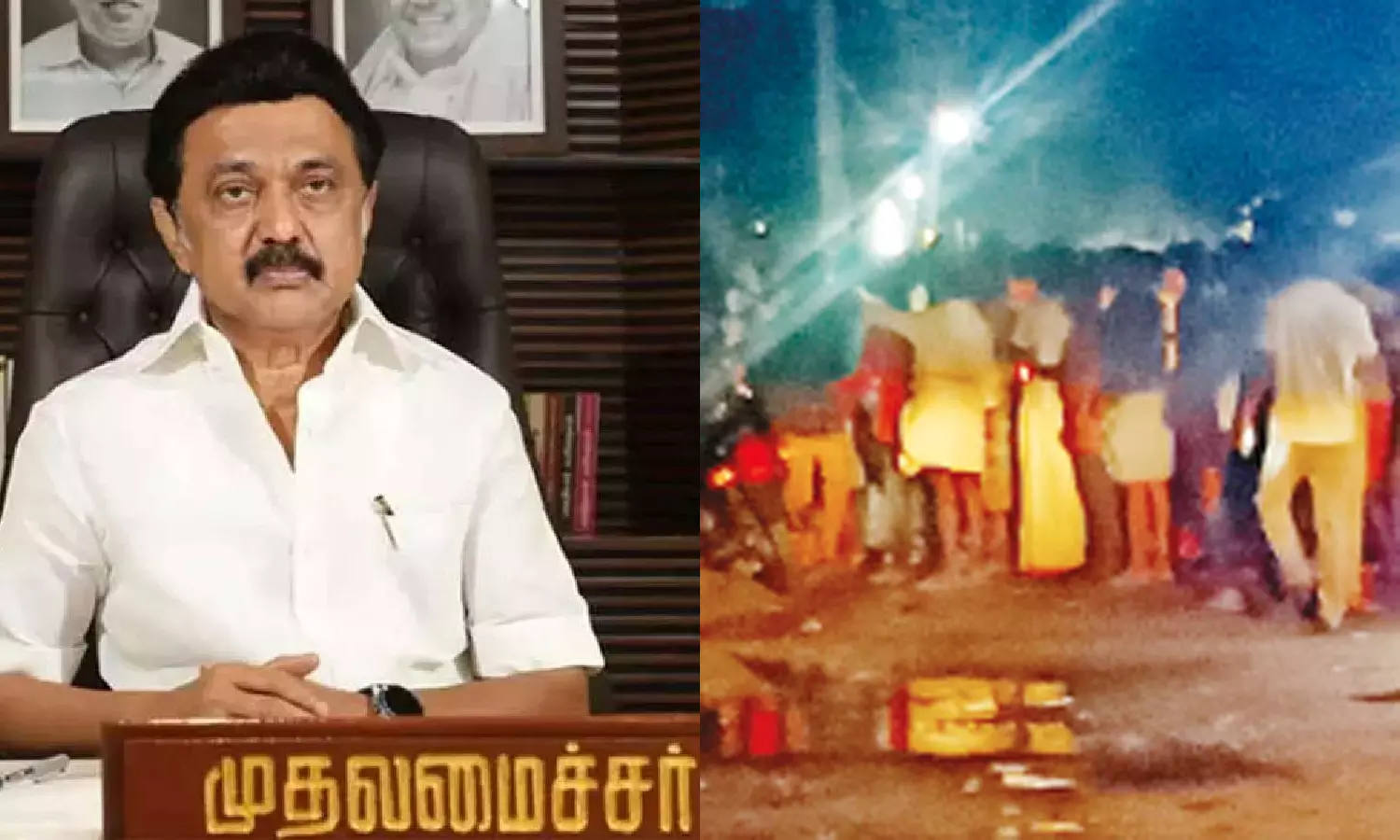 கோவில் திருவிழாவில் பட்டாசு வெடித்து சிதறியதில் 4 பேர் உயிரிழப்பு - முதலமைச்சர் நிதியுதவி அறிவிப்பு