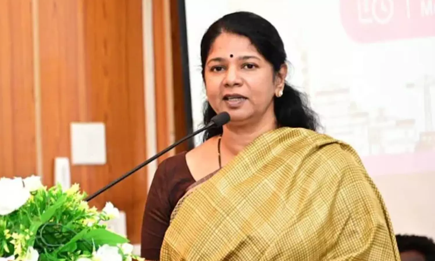 என் மகள் மட்டும் தி.க. என கலைஞர் கூறியது எனக்கு மிகப்பெரிய பெருமை- கனிமொழி என் மகள் மட்டும் தி.க. என கலைஞர் கூறியது எனக்கு மிகப்பெரிய பெருமை- கனிமொழி