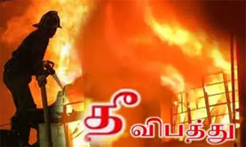 சிகரெட் பிடித்தபடி பெட்ரோல் திருடிய வாலிபரால் 12 பைக்குள் எரிந்து நாசம்