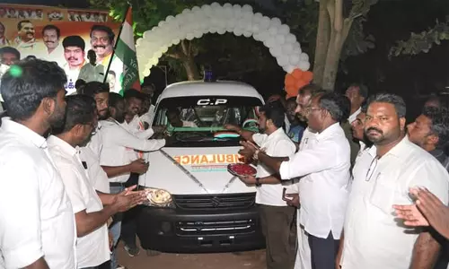 கன்னியாகுமரி மக்கள் பயன்பாட்டிற்கு ஆம்புலன்ஸ் சேவை- விஜய் வசந்த் தொடங்கி வைத்தார்