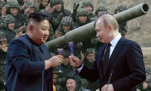 உக்ரைன் போரில் ரஷியாவுடன் தோளோடு தோள் நிற்கும் வட கொரியாவுக்கு நன்றி - புதின் பூரிப்பு!