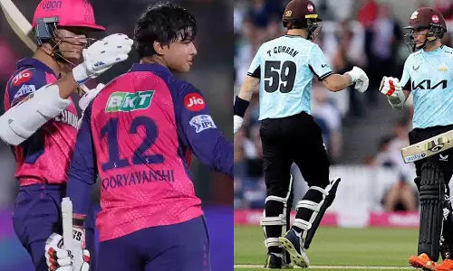 சர்ரே அணியின் சாதனை முறியடிப்பு.. சேசிங்கில் சாதனைகளை குவித்த ராஜஸ்தான் ராயல்ஸ்