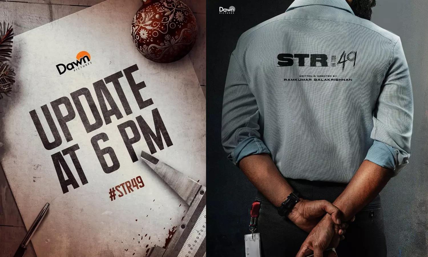 STR49 படத்தின் புதிய அப்டேட்- இன்று மாலை வெளியிடும் படக்குழு STR49 படத்தின் புதிய அப்டேட்- இன்று மாலை வெளியிடும் படக்குழு