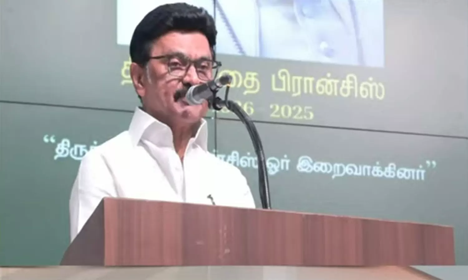 இரு மதங்களுக்கு இடையேயான மோதல்களை நிறுத்தியவர் போப் பிரான்ஸிஸ்- முதலமைச்சர் மு.க.ஸ்டாலின்