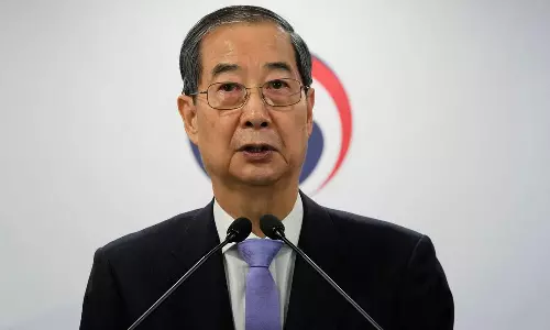 தென்கொரியாவின் தற்காலிக அதிபர் ஹான் டக் சூ ராஜினாமா