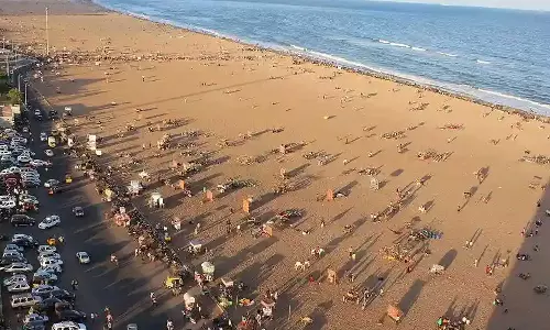 மெரினா கடற்கரையில் டிஜிட்டல் முறையில் பார்க்கிங் கட்டணம்- கார்களுக்கு மணிக்கு 20 ரூபாய்