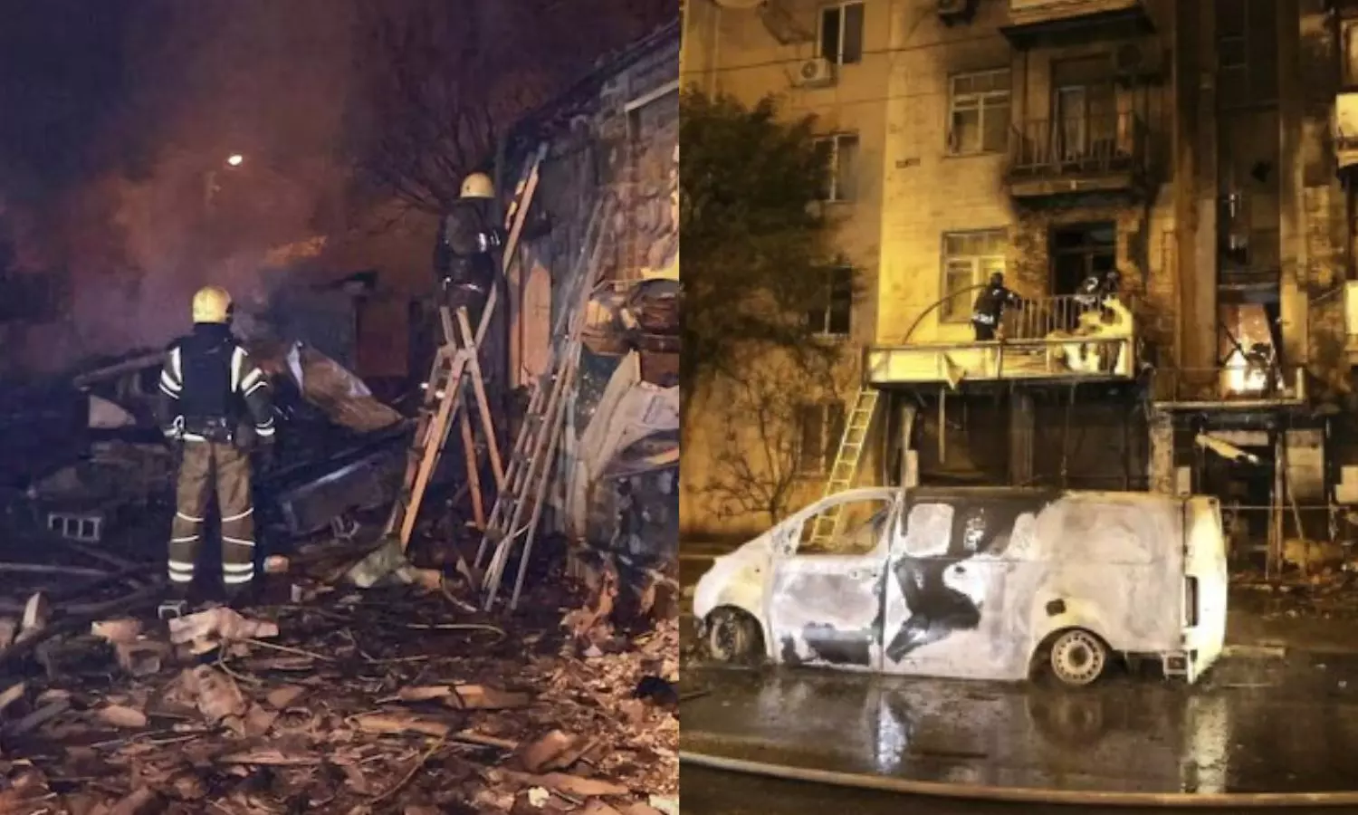 உக்ரைன் மீது ரஷியா சரமாரி டிரோன் தாக்குதல்.. பலர் படுகாயம்