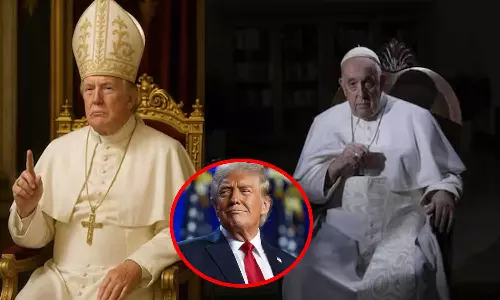 போப் தோற்றத்தில் டிரம்ப் - வைரலாகும் AI புகைப்படம்