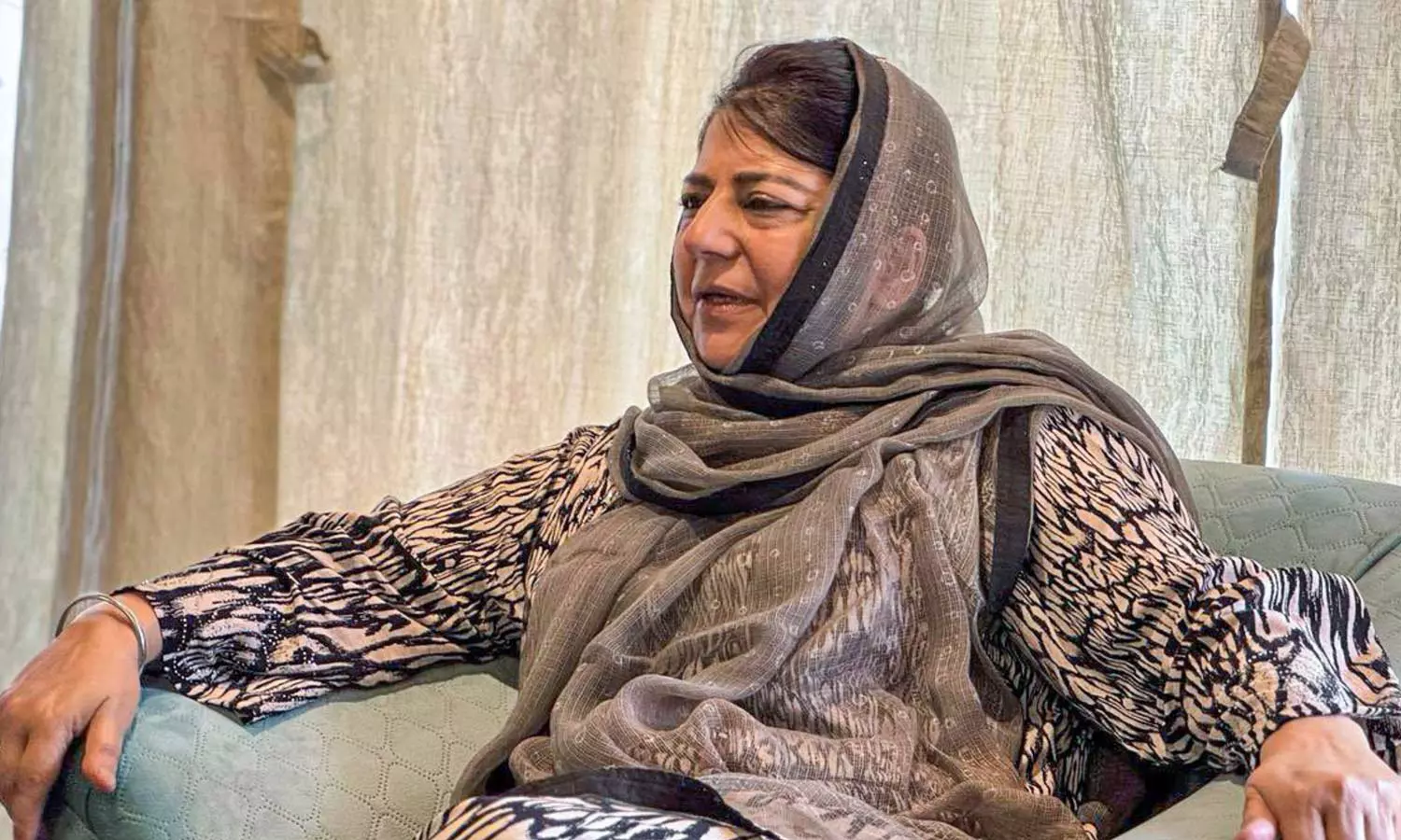 பயங்கரவாதத்திற்கு எதிரான நடவடிக்கையில் அப்பாவி காஷ்மீரிகளுக்கு துன்புறுத்தல் இல்லை என்பதை உறுதி செய்க: மெகபூபா முஃப்தி