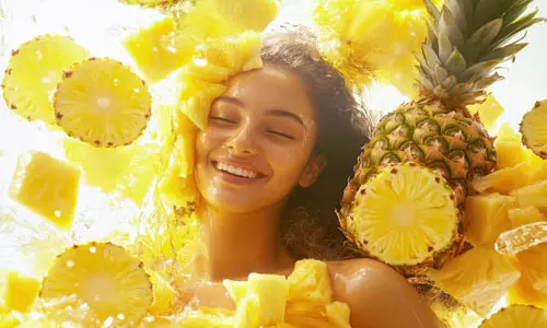 அன்னாசி பழ பேஸ்பேக்... சருமத்தில் ஏற்படுத்தும் மாற்றங்கள்...