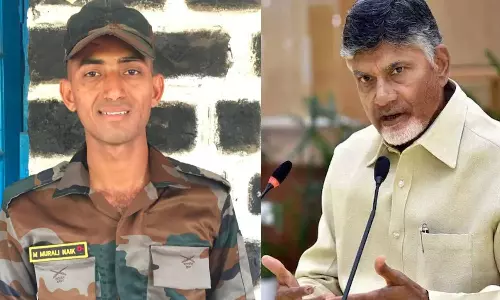 பாகிஸ்தான் தாக்குதலில் இந்திய வீரர் வீர மரணம்- சந்திரபாபு நாயுடு இரங்கல்