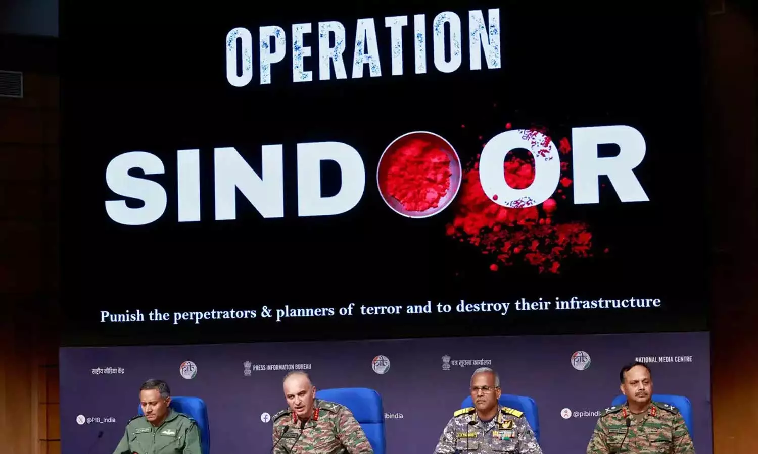 ஆபரேசன் சிந்தூர்: இன்று பிற்பகல் 2.30 மணிக்கு செய்தியாளர்களை சந்திக்கும் முப்படை தளபதிகள்