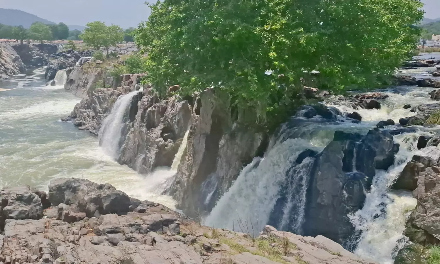 ஒகேனக்கல்லுக்கு நீர்வரத்து 1200 கனஅடியாக குறைந்தது