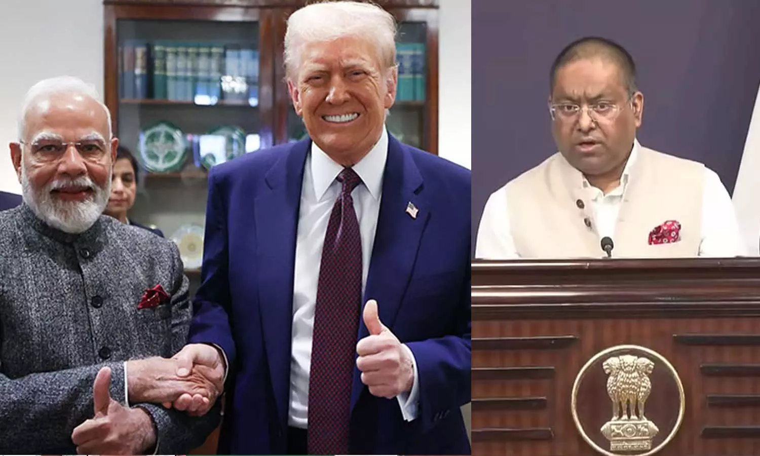 இந்தியா - பாகிஸ்தான் மோதலை நிறுத்தியதாக டிரம்ப் கூறிய கருத்துக்கு இந்தியா மறுப்பு